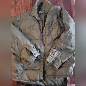 STRUCTURE Olive Green Puffer Jacket MEN'S L GREAT CONDITION